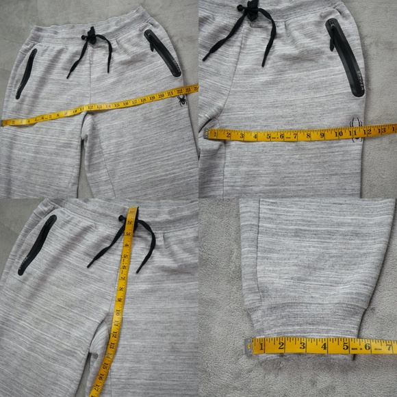 SPYDER Mens Large Grey Active Pro-Web Breathable Quick Dry Joggers - #1437826 - Picture 8 of 11